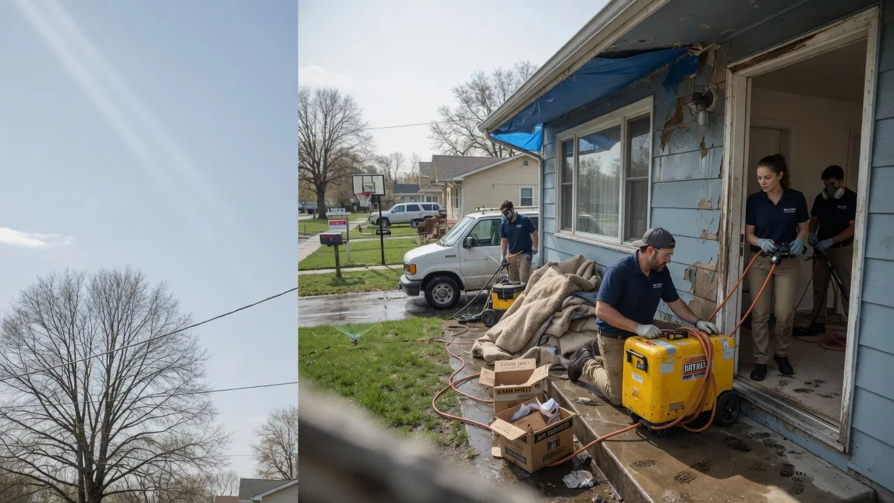 Basement Flood Cleanup in Bethalto, IL near me